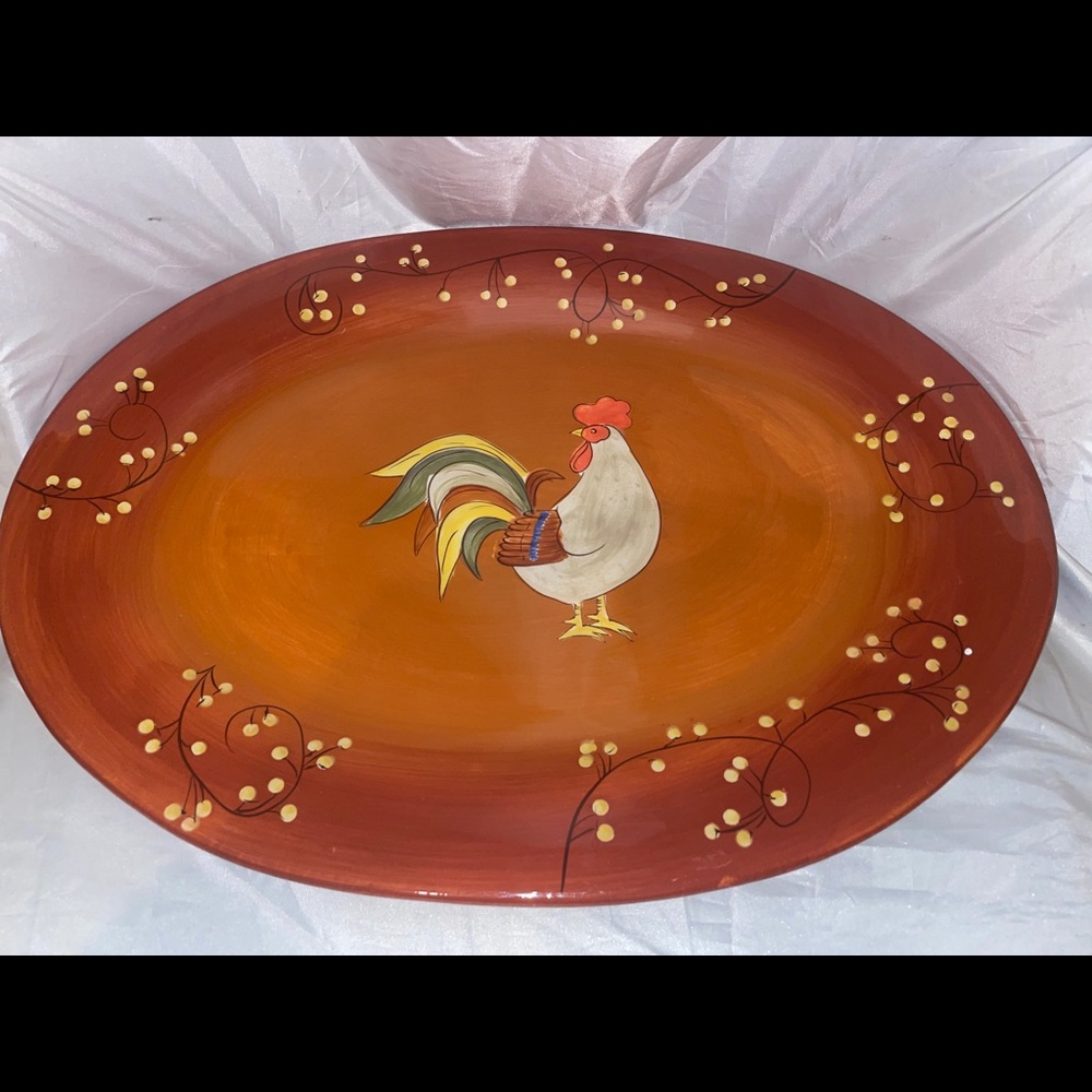 Laurie gates somerset collection roaster platter